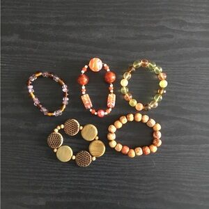 Colorful Beaded Bracelet Set